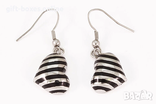 Стоманени обеци "СЪРЦЕ", снимка 1