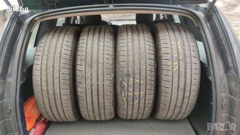 4 броя летни гуми 215/55 R17 PIRELLI CINTURATO P7 94W Dot 0320, грайфер 4,3мм, снимка 1