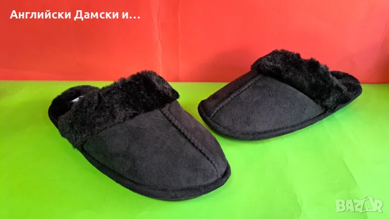 Английски дамски чехли с мемори стелка-2 цвята, снимка 1