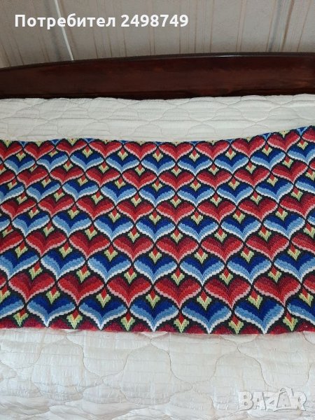  КОВЬОР ЗА СТЕНА,ръчна бродерия, снимка 1