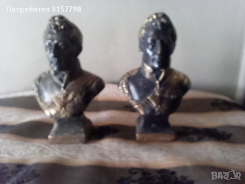 Два бюста на генерал Уелингтън комплект, снимка 1