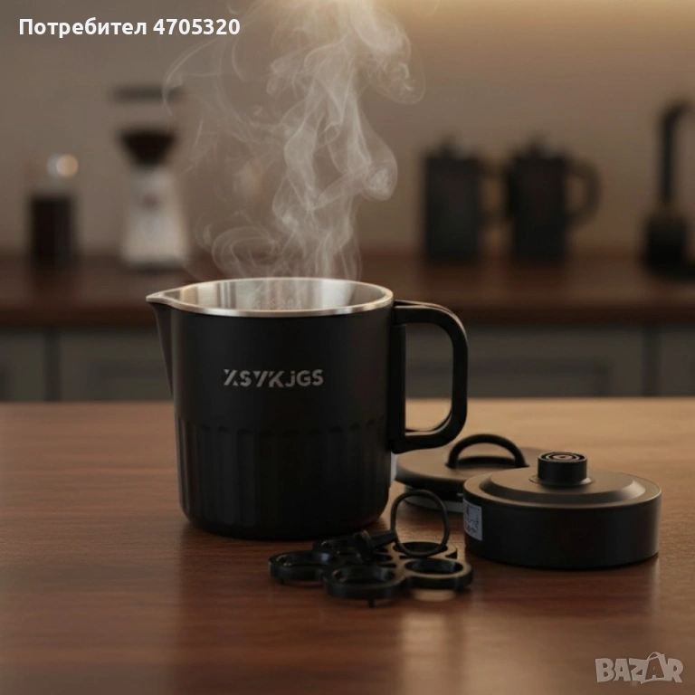 Преносим електрически чайник от неръждаема стомана, снимка 1