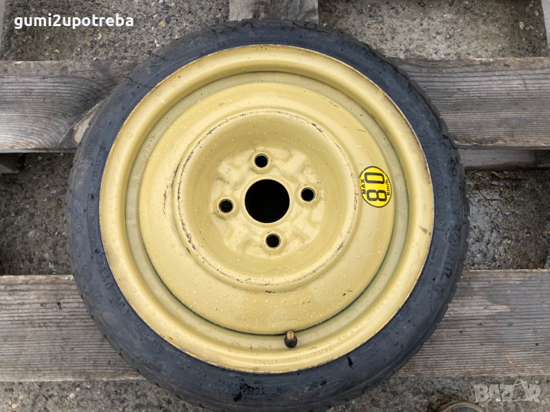 14 резервна джанта патерица 4х100 MAZDA2 Мазда 2- 115/70/14, снимка 1