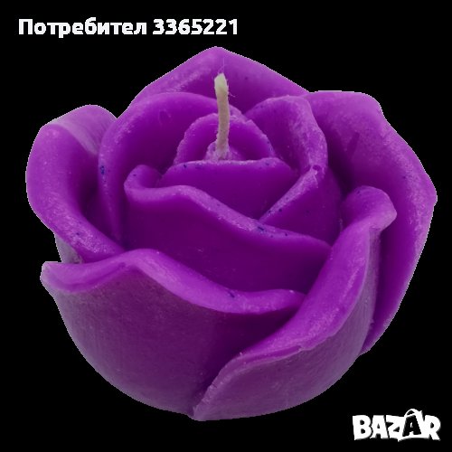 Малка роза свещ, снимка 1