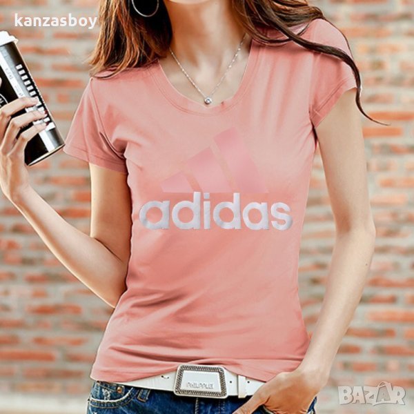 Adidas Essentials Linear Tee - страхотна дамска тениска, снимка 1