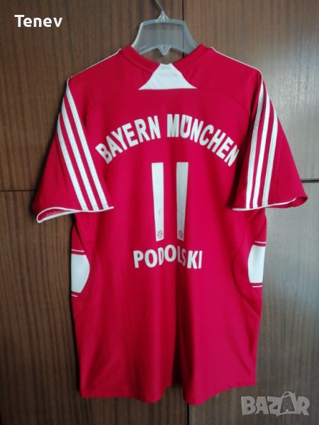 Bayern Munich Podolski Adidas оригинална тениска фланелка Байерн Мюнхен Подолски , снимка 1