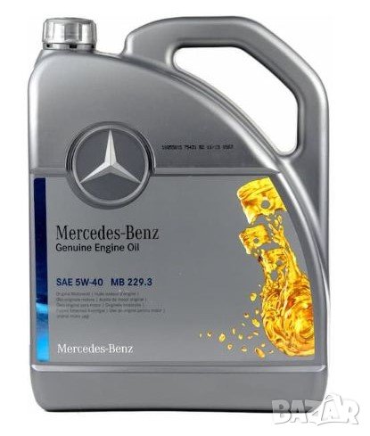 Моторно масло Mercedes-Benz 229.3 5W40 5л, снимка 1