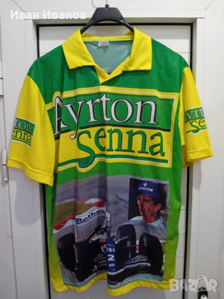 Оригинална фланелка на великия Ayrton Senna, снимка 1