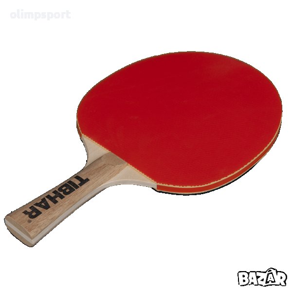 хилка за тенис на маса tibhar maxi  нова дръжка конкав гладки гуми обща дължина на хилката 31см, снимка 1