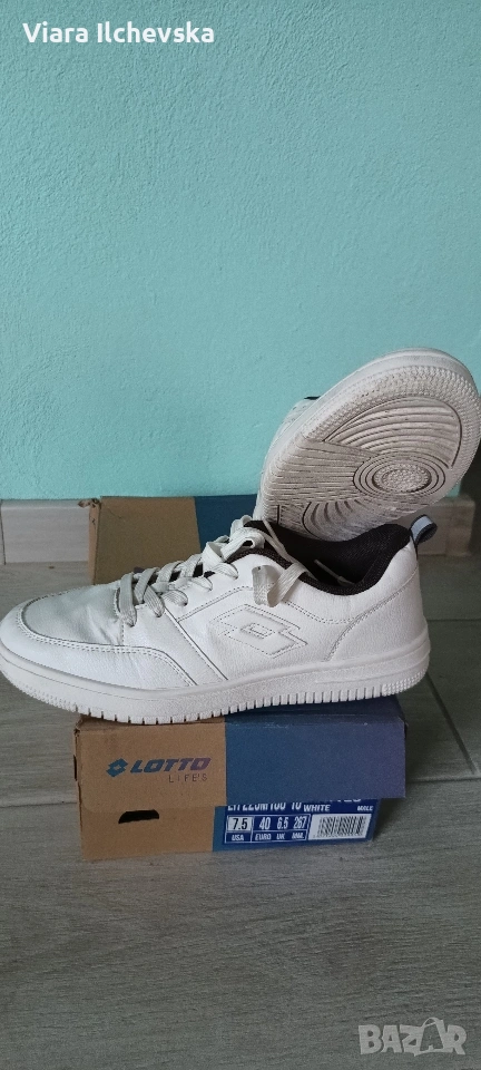Мъжки маратонки Лото бели , снимка 1