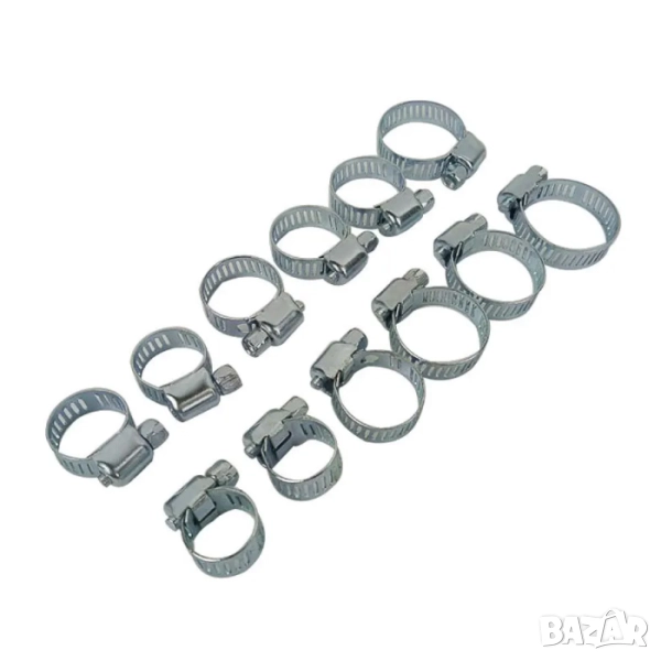 Скоби за водни съединения 12 броя, снимка 1