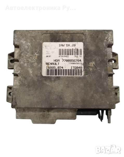 компютър RENAULT TWINGO 1.2 MAGNETI MARELLI, IAW 6R.20, IAW6R20, 7700856784, 7700865819, 16085.074, снимка 1
