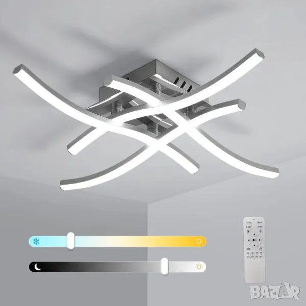 LED Плафониер 28W 2350 lm Регулируем 3000-6500K, снимка 1