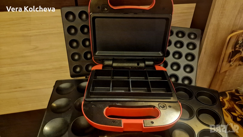 Уред за сладкиши 3 в 1 Tec Star, сменяеми плочи, 700 w,, снимка 1