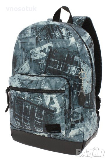  Раница с щампа и отделение за лаптоп Totto, снимка 1