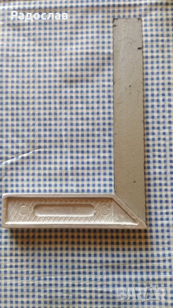 стар метален прав ъгъл , снимка 1