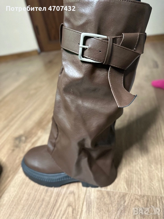 Дамски кожени ботуши 37 , снимка 1