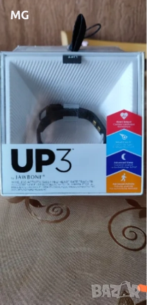 Jawbone UP3 Indigo Twist/Tealh Cross фитнес гривна, снимка 1