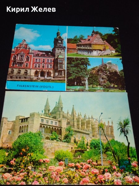 Две стари картички Катедралата в Палма де Майорка,красив Замък Германия 41642, снимка 1