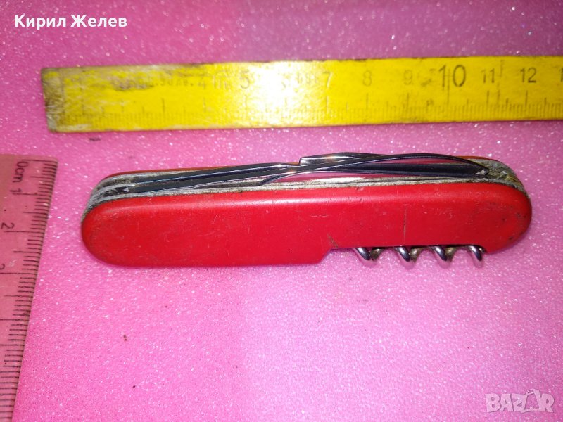 СТАРО КОМБИНИРАНО МНОГОФУНКЦИОНАЛНО ДЖОБНО НОЖЧЕ За КОЛЕКЦИЯ ПОЛЗВАНЕ 41998, снимка 1