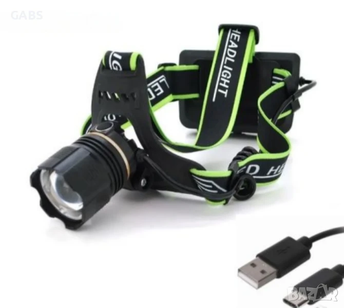 LED челник с USB зареждане, снимка 1