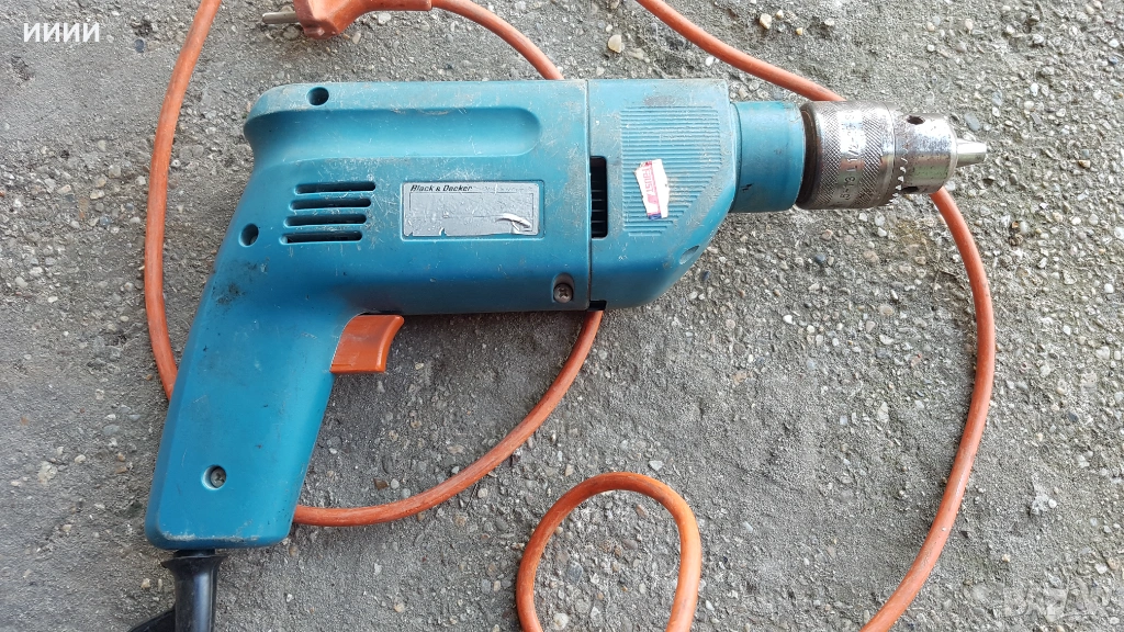 Биеща дрелка бормашина BLACK AND DECKER , снимка 1