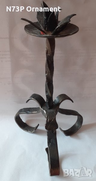 СТАР СВЕЩНИК. КОВАНО ЖЕЛЯЗО. , снимка 1