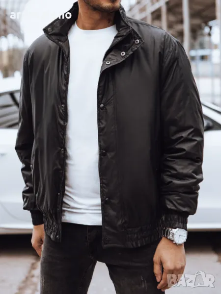 Мъжко черно преходно яке , снимка 1