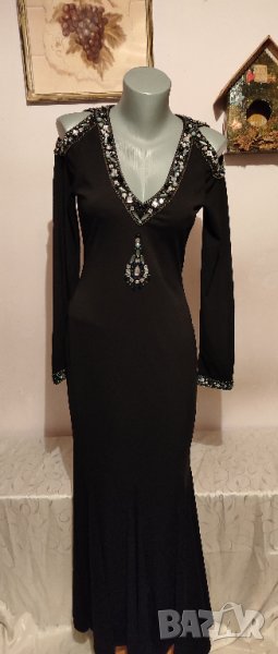 Черна дълга официална рокля Sarah Connor р-р S/М , снимка 1