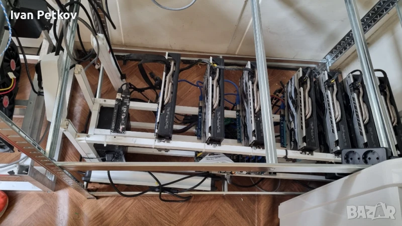 6x 570 8GB Mining Rig Копачка за криптовалути, снимка 1