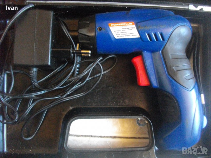 3,6 Волта Мини Винтоверт Белгийски ОРИГИНАЛЕН Отличен-Комплект-Power Plus, снимка 1