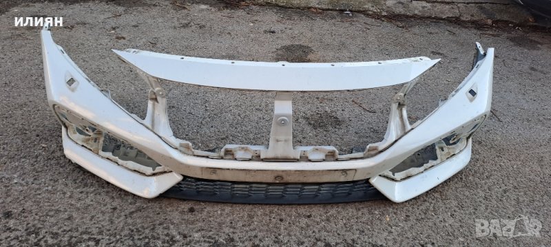 Предна броня за Honda Civic хечбег 2017 2018 2019 71101TGGZZ00, снимка 1