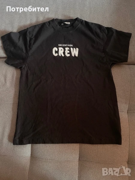 Мъжка тениска balenciaga crew, снимка 1
