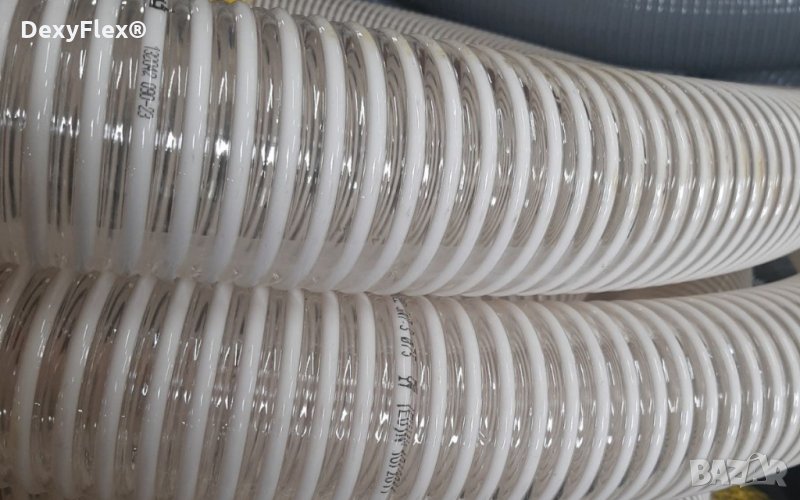 Смукателен маркуч за транспорт на Вода, Течности, Храни, Леки химикали и Абразия- SPIRABEL®SNT-W, снимка 1