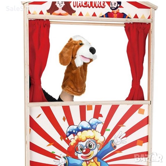 Кукла за детски театър, Фигурка за ръка, куче, 28 см , снимка 1