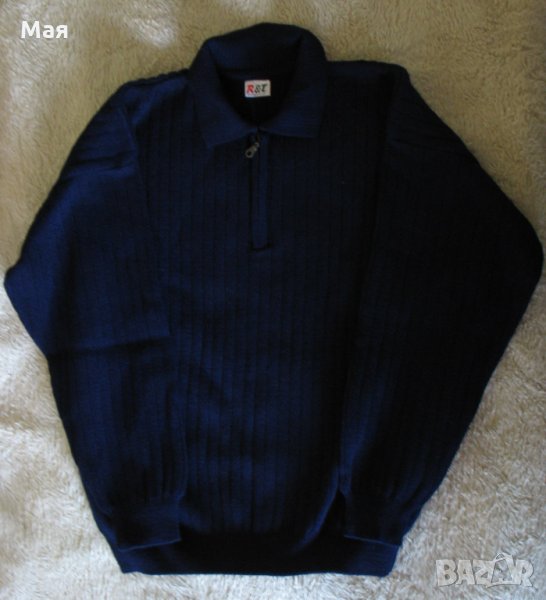 Нов мъжки пуловер с яка, R&t collection, снимка 1