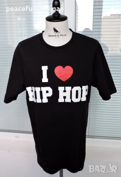 I LOVE HIP HOP RULZERZ WEAR -мъжка оригинална тениска размер XL , снимка 1