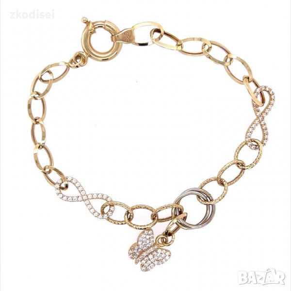 Златна дамска гривна 5,54гр. 19см. 14кр. проба:585 модел:11499-2, снимка 1