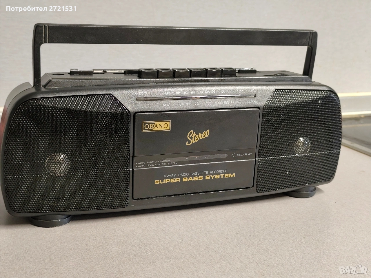 Радиокасетофон Okano RR200ST, снимка 1
