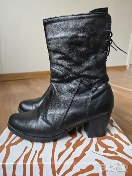 Кожени ботуши - 40 номер, снимка 1