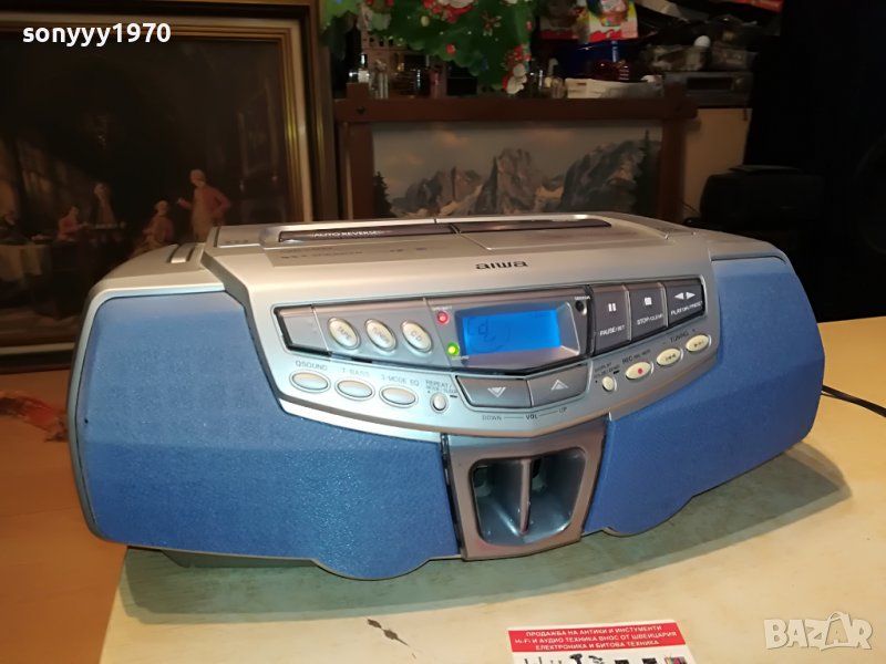 AIWA RADIO/CD/REVERSE DECK-ВНОС GERMANY 2905221708, снимка 1