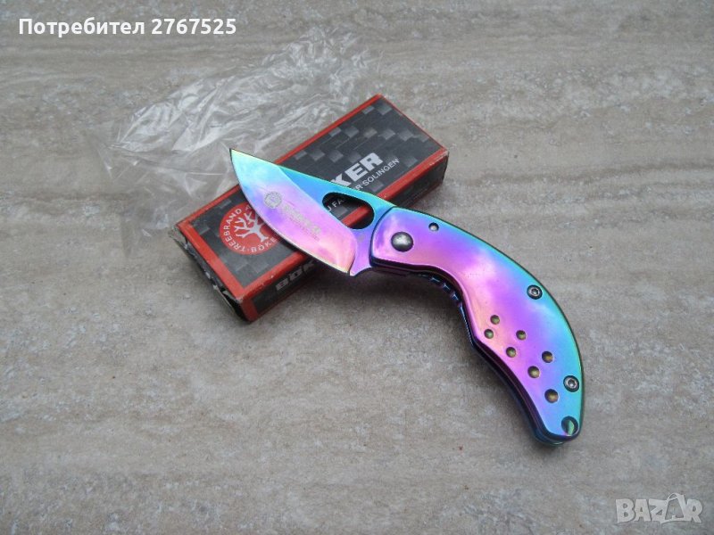 МИНИ Немско Ножче Böker джобен Туристически нож сувенир, снимка 1