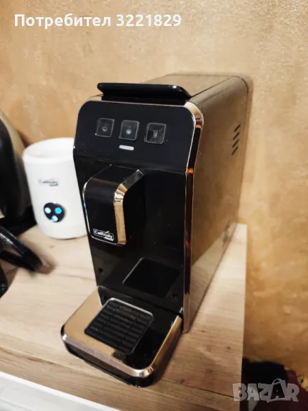 Капсулна кафемашина CAFFITALY SYSTEM LUNA S32R EVO - черна, снимка 1