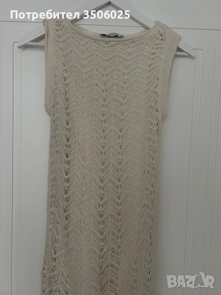 Продавам дълга плетено рокля , снимка 1