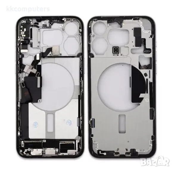 Среден борд за iPhone 15 6.1 / Черен / КЛАС C Баркод : 483937, снимка 1