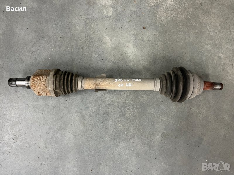 Лява полуоска къса Peugeot 308 SW Facelift 1.6 HDI Пежо 308 Комби Фейслифт 1.6 ХДИ pejo, снимка 1