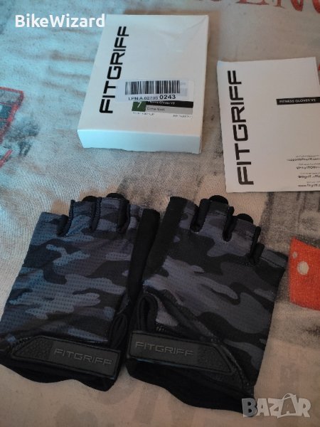 Fitgriff ръкавици за трениране камофлажни размер 7 НОВИ, снимка 1