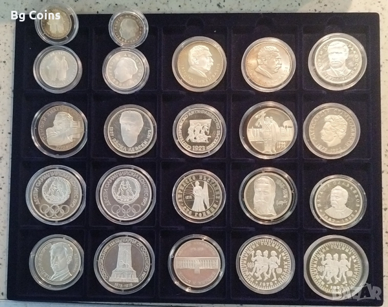 Колекция сребро 1963-1990 62 бр, снимка 1