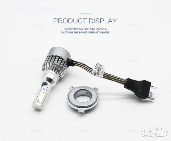 3000046450 Kрушки за фарове комплект LED диодни 7200LM LED C6F H4, снимка 8 - Аксесоари и консумативи - 33156707