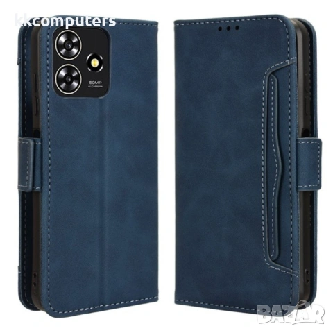 ZTE Blade V50 Design 4G Magnetic Кожен Калъф и Протектор